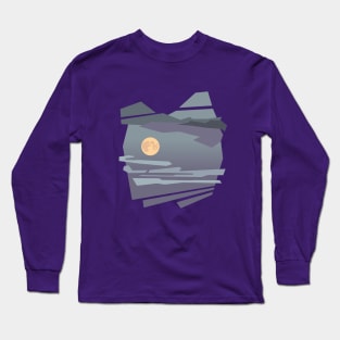 Full moon at night Long Sleeve T-Shirt